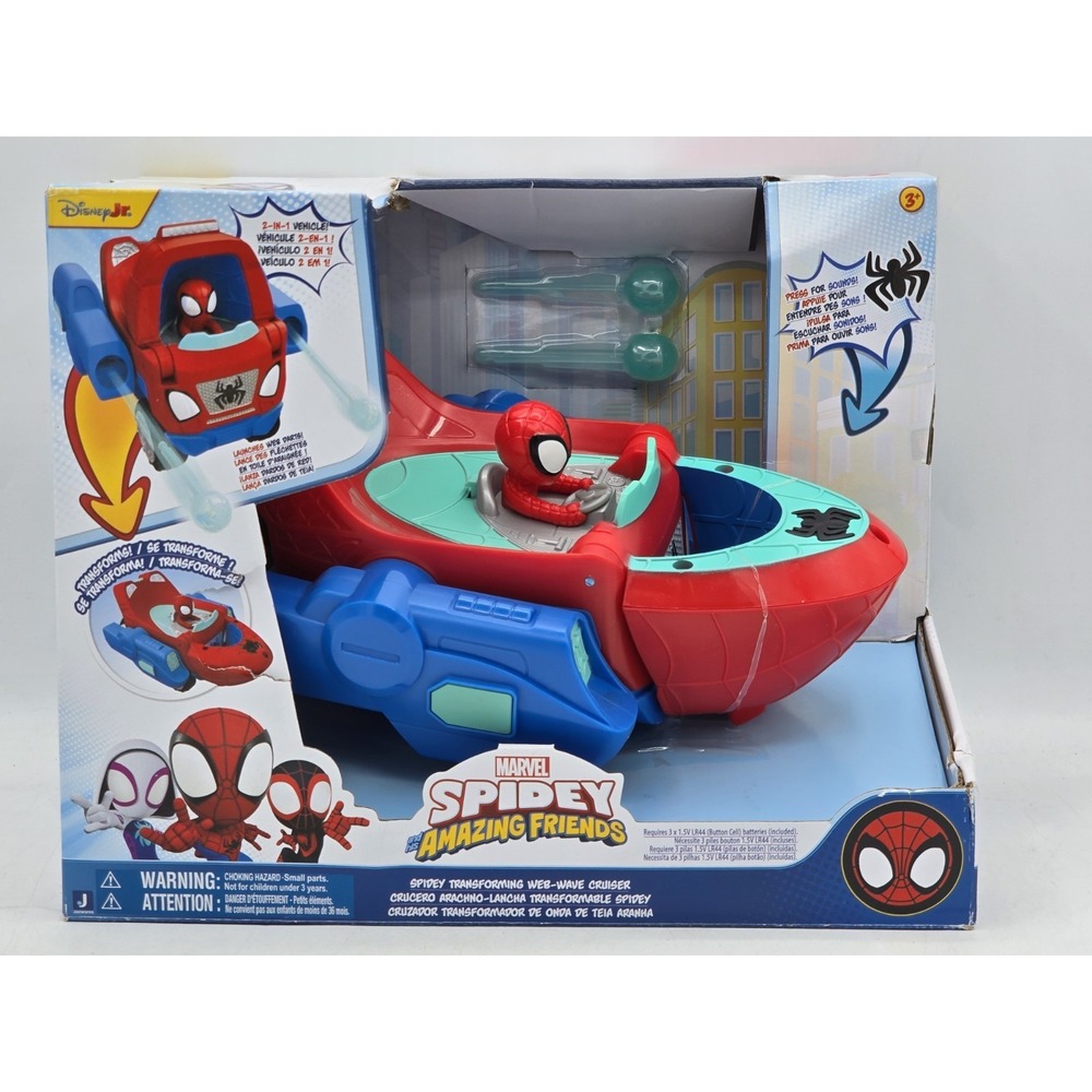 Spidey and His‎ Amazing Friends Land and Sea Cruiser Toy Vehicle